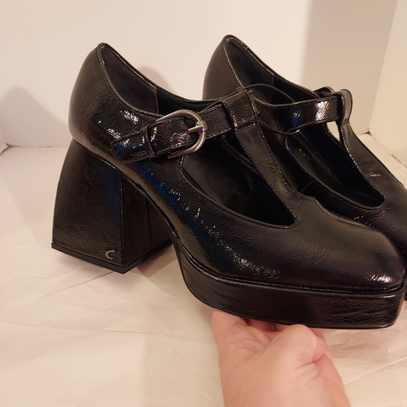 NWOT Circus NY by Sam Edelman "Kay" Black Mary Jane Platform Pumps in Size 9.5 M - Picture 4 of 11